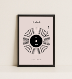 Songtekst poster