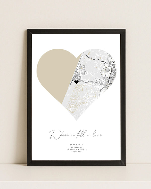 Jouw gepersonaliseerde kaartposter