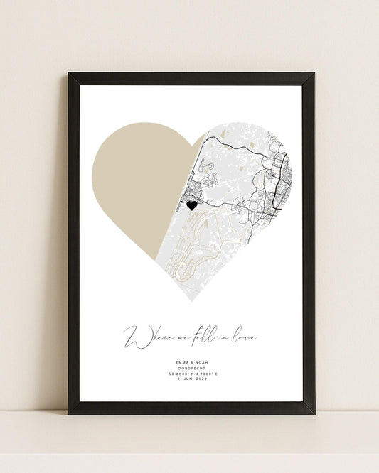Jouw gepersonaliseerde kaartposter